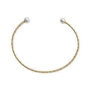 Argento Vivo Metallic Pearl Cuff Bracelet