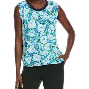 Cabi Blue Printed Complete Top