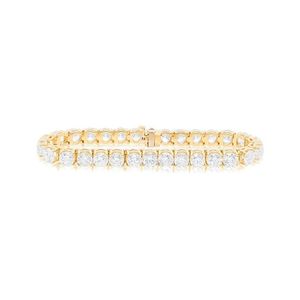 Diana M White Diana M. Fine Jewelry 14K 10.00 Ct. Tw. Lab Grown Diamond Tennis Bracelet