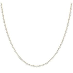 Lab Grown Diamonds White 14K 5.00 Ct. Tw. Lab-Grown Diamond Tennis Necklace