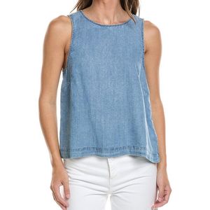 Splendid Blue Woven Shell Tank