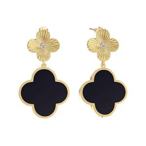 Gabi Rielle Blue 14k Over Silver 6.00 Ct. Tw. Black Onyx Cz Drop Earrings
