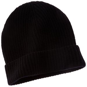 NAADAM Black Collection Ribbed Wool & Cashmere-Blend Beanie