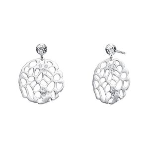 Genevive Jewelry Metallic Silver Earrings