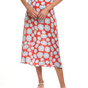 Marimekko Red Edeta Tumma Skirt