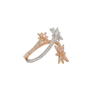 Diana M Metallic . Fine Jewelry 14k Two-tone 0.81 Ct. Tw. Diamond Ring