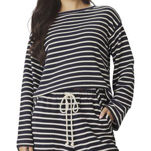 Splendid Blue Livie Stripe Pullover