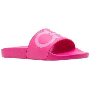 Ferragamo Pink Gancini Pool Slide
