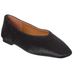 Madewell Blue Mylie Haircalf Ballet Flat