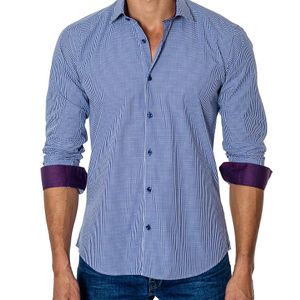 Unsimply Stitched Blue Woven Sport Shirt for men