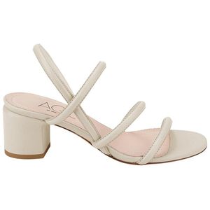 Agl Attilio Giusti Leombruni White Azzurra Sandal Leather Sandal