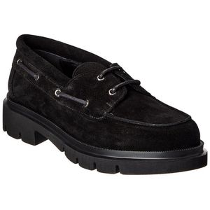 Bally Black Wilmina Suede Loafer