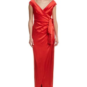 Kay Unger Red Gown
