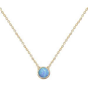 Liv Oliver Metallic 18k 2.25 Ct. Tw. Opal Necklace