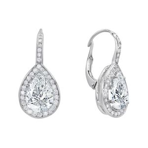 Diana M . Fine Jewelry 18k 2.51 Ct. Tw. Diamond Earrings