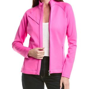 IBKUL Pink Solid Zip Jacket