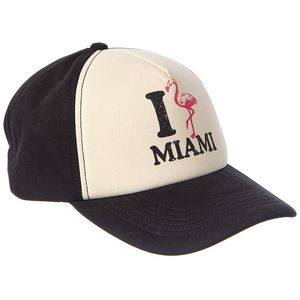Palm Angels White Miami Hat for men