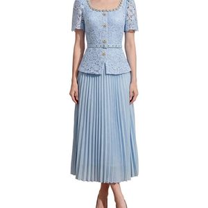 DZA Blue Midi Dress
