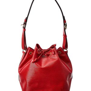 Louis Vuitton Red Epi Leather Petit Noe