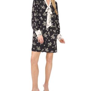 Cece Black Regular Fit Button Up