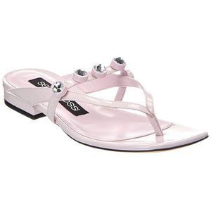 Sergio Rossi White Patent Sandal