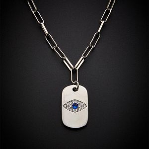 Juvell Black 18k Plated Cz Evil Eye Necklace