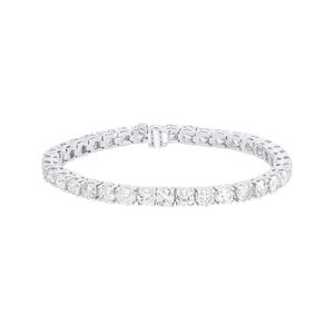 Diana M White Diana M. Fine Jewelry 14K 10.00 Ct. Tw. Lab Grown Diamond Tennis Bracelet