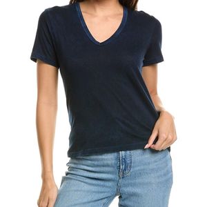 Cotton Citizen Black Standard V-Neck T-Shirt