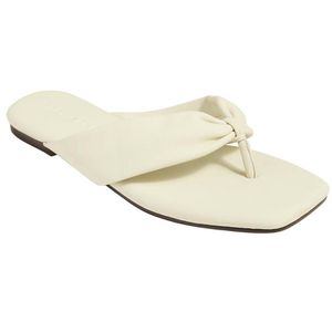 Yosi Samra White Reece Leather Sandal
