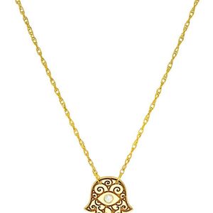 HAWLEY ST Metallic 14K 0.01 Ct. Tw. Diamond Fashion Necklace