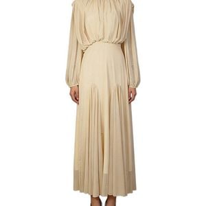MIRA RICHI Natural Maxi Dress