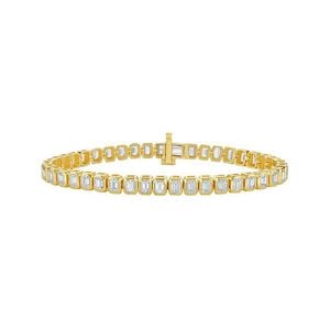 Diana M Metallic Fine Jewelry 14K 6.50 Ct. Tw. Lab-Grown Diamond Tennis Bracelet