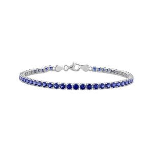 Rina Limor Blue 6.12 Ct. Tw. Lab-Grown Sapphire Bracelet
