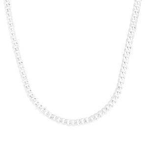 Italian Silver White Chain Necklace
