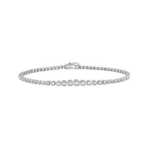 Diana M Metallic . Fine Jewelry 14k 1.00 Ct. Tw. Diamond Bracelet