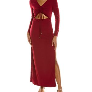 Alexia Admor Red Farish Maxi Dress