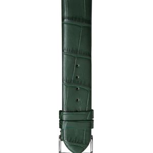 Philip Stein Green Leather Watch Strap - Large for men