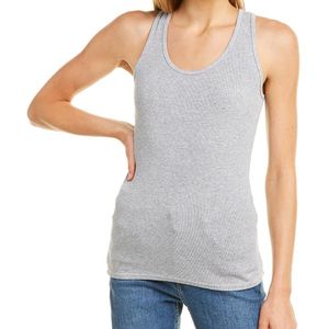 Three Dots Grey Fitted Tank