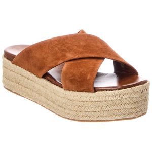 Miu Miu Brown Suede Sandal