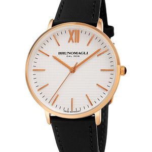 Bruno Magli Roma 1222 Quartz White Dial Ladies Watch