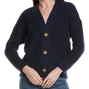 Tommy Bahama Blue Zoe Shaker Stitch Cardigan