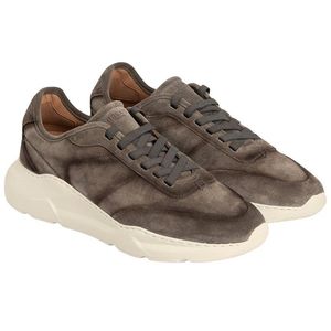 GREATS Brown Manhattan Suede Sneaker for men