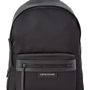 Longchamp Black Le Pliage Neo Small Canvas Backpack