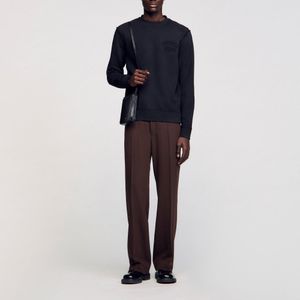 Sandro Blue Patch Sweatshirt for men