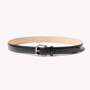 Nili Lotan Black Leather Belt
