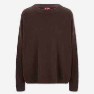 Staud Brown Cashmere Crew Neck Sweater