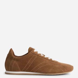 Totême  Brown Leather Sports Shoes