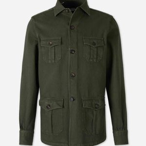 Vincenzo Di Ruggiero Green Overshirt Pockets for men
