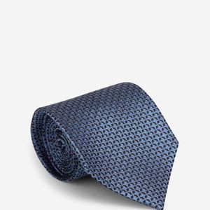 Zegna Blue Printed Tie for men