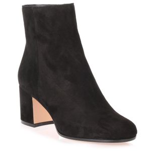 Gianvito Rossi Black Margaux 65 Suede Ankle Boots